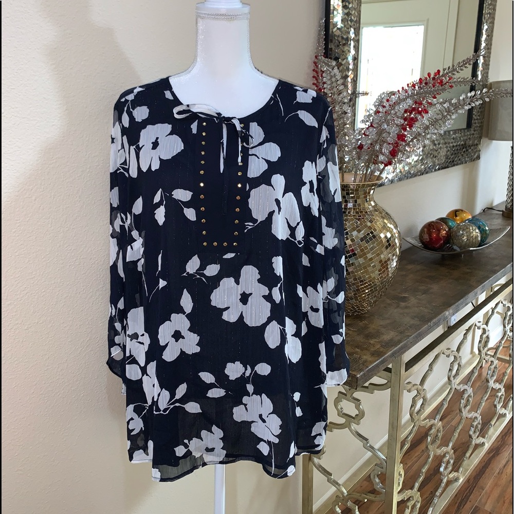 JM Collection blouse - Picture 7 of 16